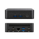 UVI Mini PC R758 compact desktop PC with AMD Ryzen 7 5800U, black casing, small form factor design