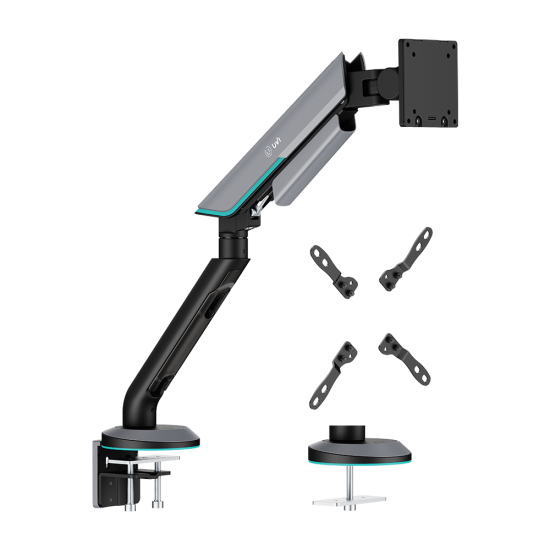 UVI DESK VESA PRO Gas Spring Single Monitor Mount for Monitors up to 57" (27 kg) UVI DESK VESA PRO Gas Spring Single Monitor Mount for Monitors up to 57" (27 kg)