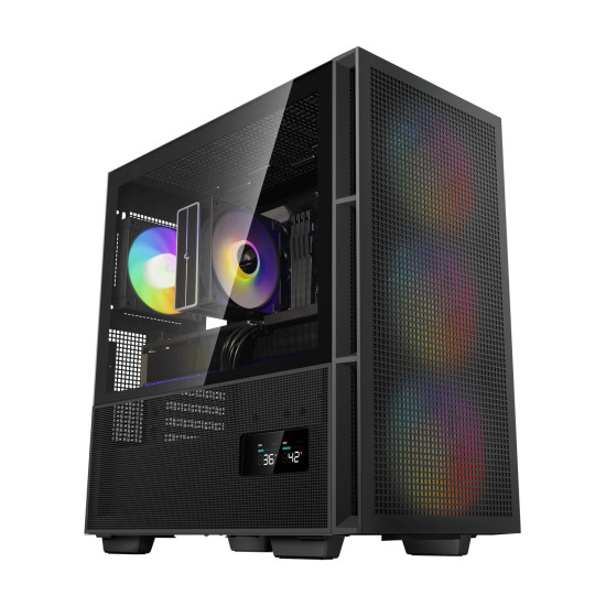 Uvi omega nv56c black ryzen 5 7500f | rtx 5060 8gb | 1tb | 32gb | 850w | w11h | črna rgb | zračno hlajenje | gaming računalnik 1 Uvi omega nv56c ryzen 5 7500f, rtx 5060 8gb, 1tb ssd, 32gb ram, 850w, w11 home komponentko