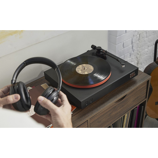JBL SPINNER BT črno-oranžen gramofon 