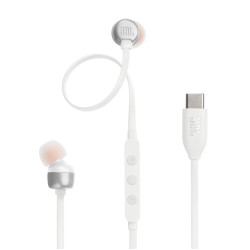 JBL Tune 310C USB-C bele slušalke