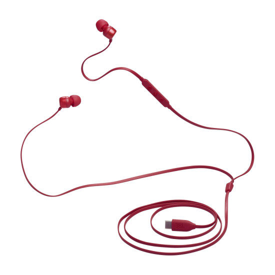 JBL Tune 310C USB-C Red Headphones 