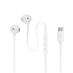 JBL Tune 305C USB-C White Earbuds