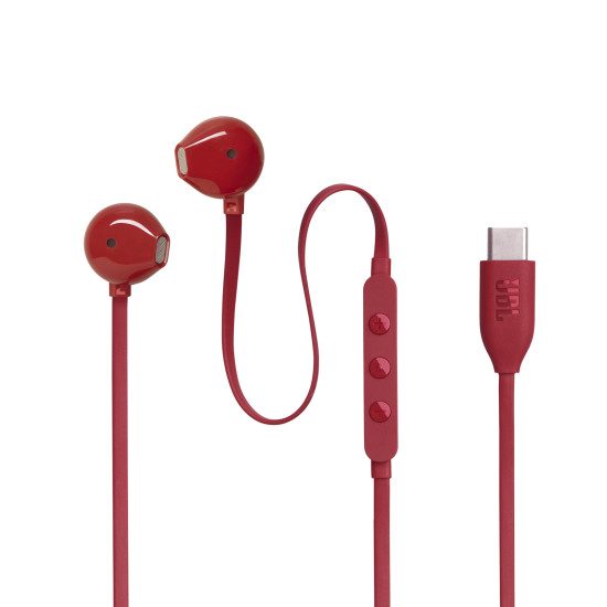 JBL Tune 305C USB-C Red Headphones 