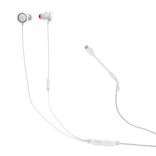 JBL QUANTUM 50, USB-C White Earbuds 