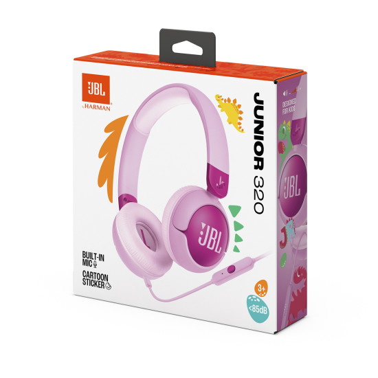 JBL JR 320 Purple Headphones 