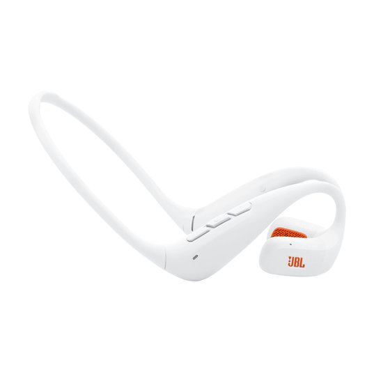 JBL Endurance Pace bežične bijele open-ear sportske slušalice s fleksibilnim okvirom i memory wire konstrukcijom