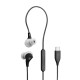 JBL Endurance Run 3C USB-C žične in-ear sportske slušalice u crno-sivoj boji s FlipHook dizajnom i kabelskim kontrolerom