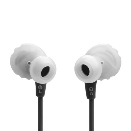 JBL Endurance Run 3C USB-C žične in-ear sportske slušalice u crno-sivoj boji s FlipHook dizajnom i kabelskim kontrolerom