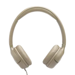 JBL Tune 530 Wired On‑Ear Headphones – Beige