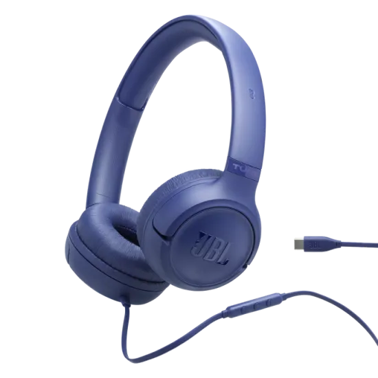 JBL TUNE530 USB-C Headphones-Blue