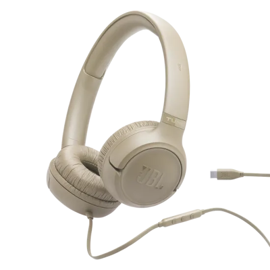 JBL TUNE 530 USB-C Headphones – Beige
