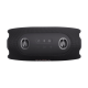 JBL Xtreme 5 portable Bluetooth speaker in black, rugged cylindrical design with fabric grille and carry strap