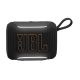 JBL Go 5 Portable Speaker, Black JBL Go 5 portable Bluetooth speaker in black, compact rectangular design with IP68 waterproof housing