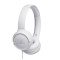 JBL Tune 500 White Wired Headphones