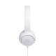JBL Tune 500 White Wired Headphones 