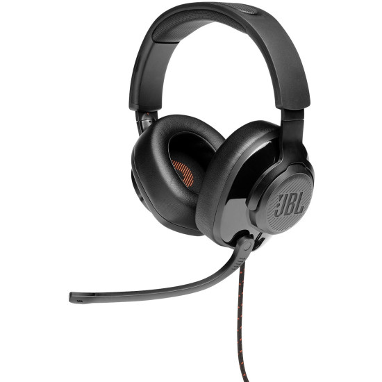 JBL Quantum 200 – Black Wired Headphones 