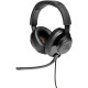 JBL Quantum 200 – Black Wired Headphones 
