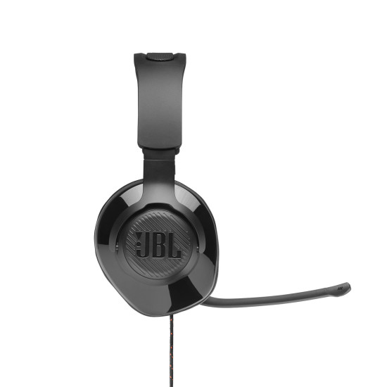JBL Quantum 200 – Black Wired Headphones 
