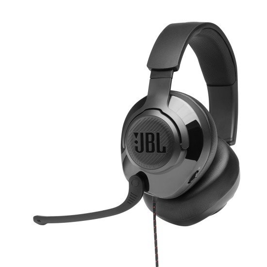 JBL Quantum 200 – Black Wired Headphones 