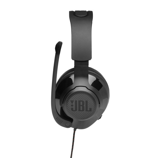 JBL Quantum 200 – Black Wired Headphones 