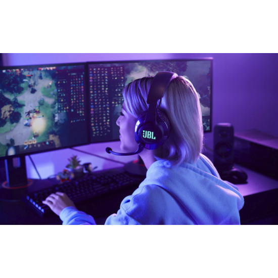 JBL QUANTUM 610 Black Headphones 