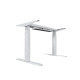 UVI Desk electrical lifting frame (sit/stand) desk white 
