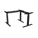 UVI Desk Electric Adjustable (sit-stand) corner frame Black 