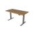 UVI Desk frame Grey and table top Natural Oak