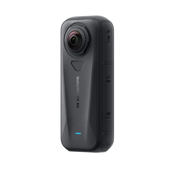 Insta360 X4 Air Action Camera Starter Bundle Insta360 X4 Air Action Camera Starter Bundle with dual lenses, compact 165g body, shown from front angle