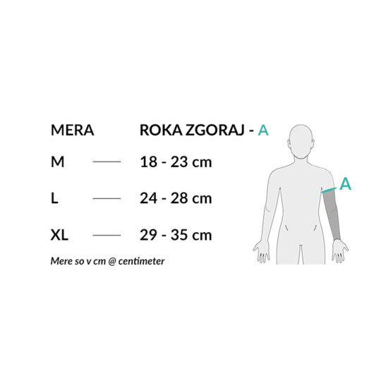 UVI Arm Sleeve - crna boja (Extra Large) 