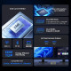 GMKtec G3 Pro Mini PC with Intel i3-10110U processor, 16GB DDR4 RAM and 256GB SSD, small form factor desktop