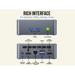 Mini PC GMKtec M3 Intel i5-12450H 32GB RAM + 1TB SSD WIN 11 Pro