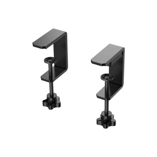 MOZA AS013 carbon steel table clamp for yoke base, compact design, dimensions 91 x 82 x 30 mm, shown on white background