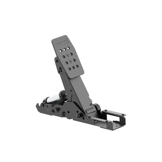Moza Racing RS099 SRP2 Clutch Pedal shown from front angle, standalone metal clutch pedal unit for sim racing rigs