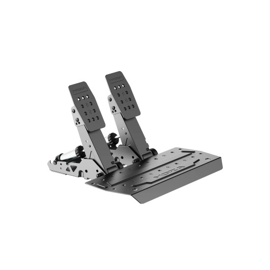 MOZA Racing RS098 SRP2 Pedal Set MOZA Racing RS098 SRP2 Pedal Set, CNC-machined aerospace-grade aluminium construction with load cell brake pedal, three-pedal layout