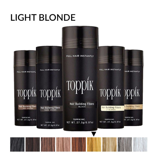 Toppik vlakna za kosu, Light Blonde / Svijetlo plava (velika 27,5 g, do 50 nanosa) 